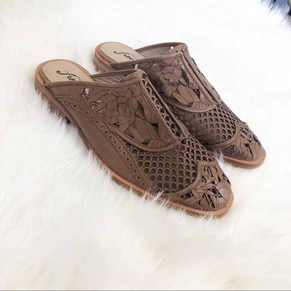 Free People Shoes - Free People | NWOB Boho Islet Brown Slides
